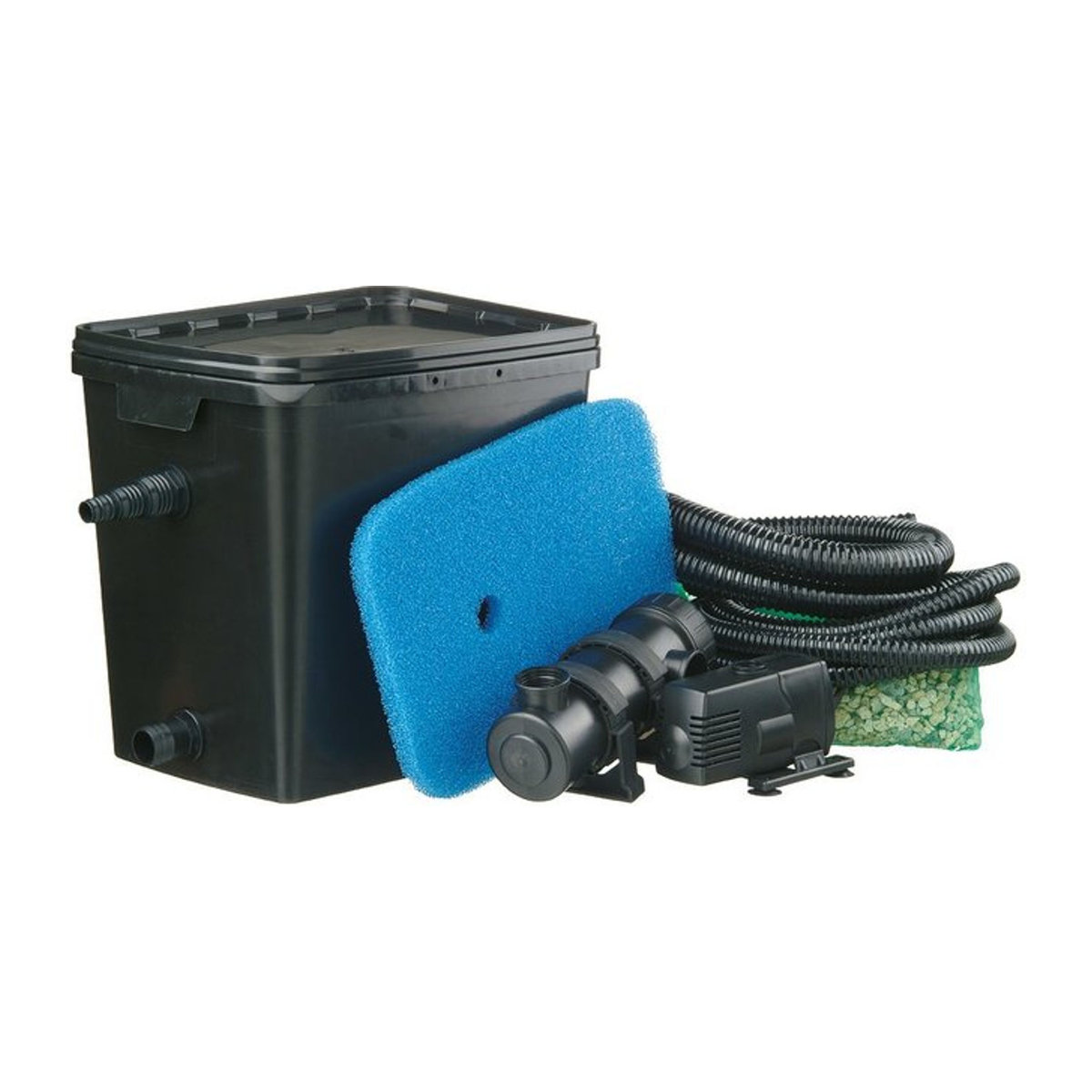 Ubbink Filtrapure 4000 Plus Teichfilter-Set mit UV-Pumpe für bis zu 4000 Liter in Schwarz aus Kunststoff - Bild 1