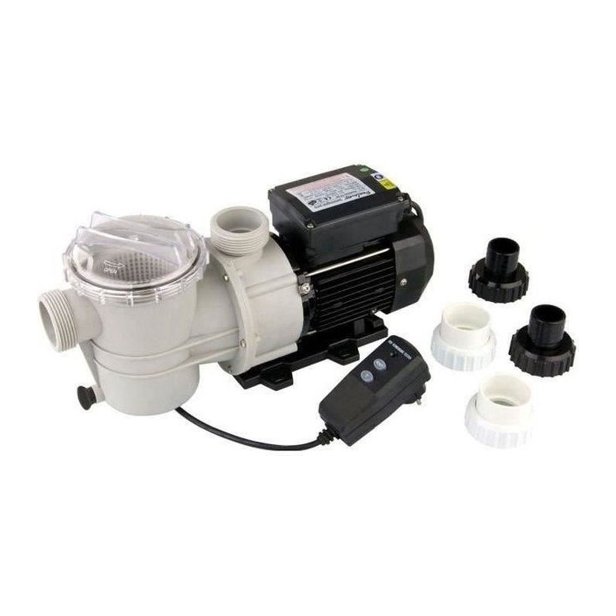 Ubbink Poolmax TP75 Filterpumpe für Schwimmbäder, 0,75 PS, 14400 l/h, Weiß, Kunststoff - Bild 1
