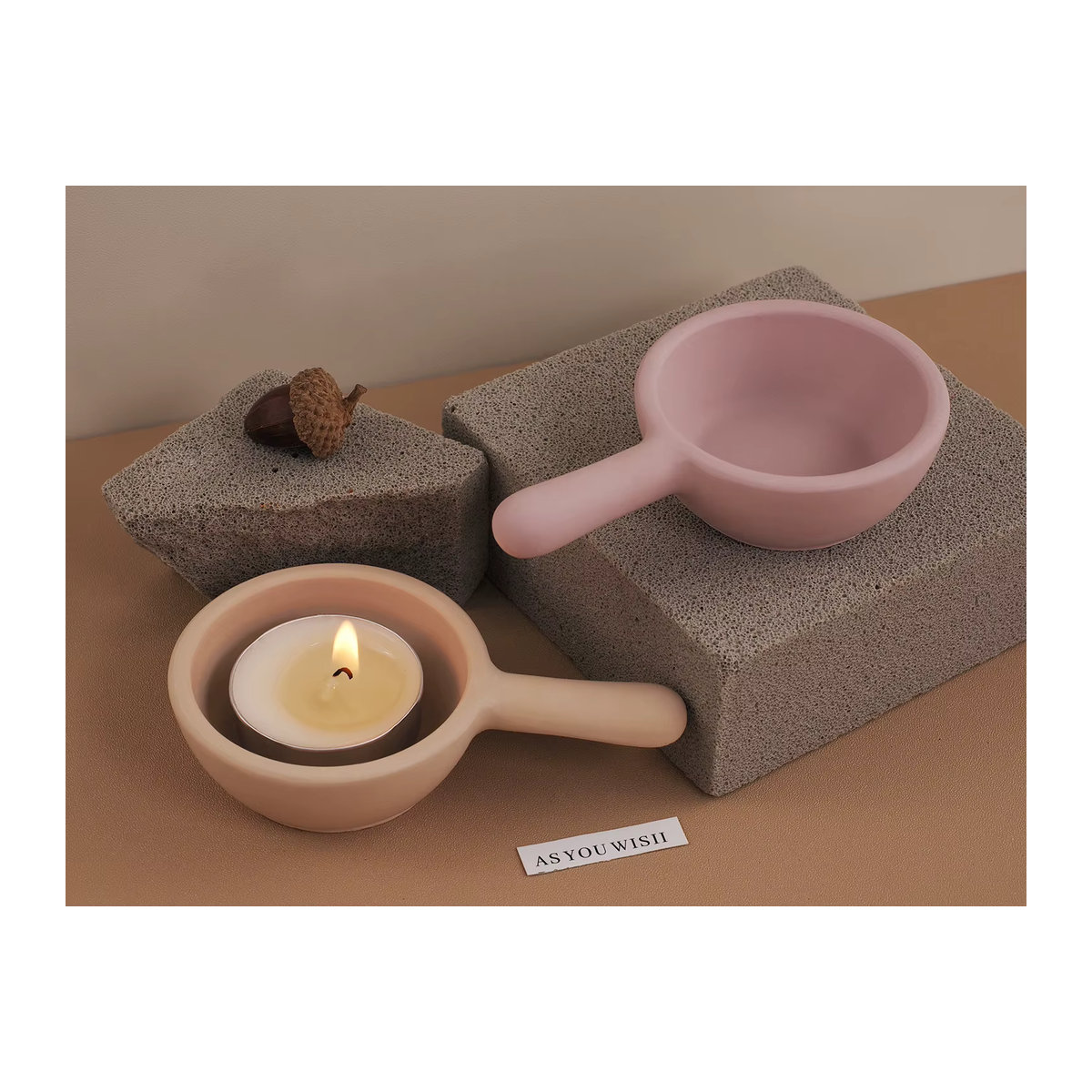 UDOCOOL Silikon Form für DIY Mini Griff Löffel und kleine Schalen in Rosa - Bild 3