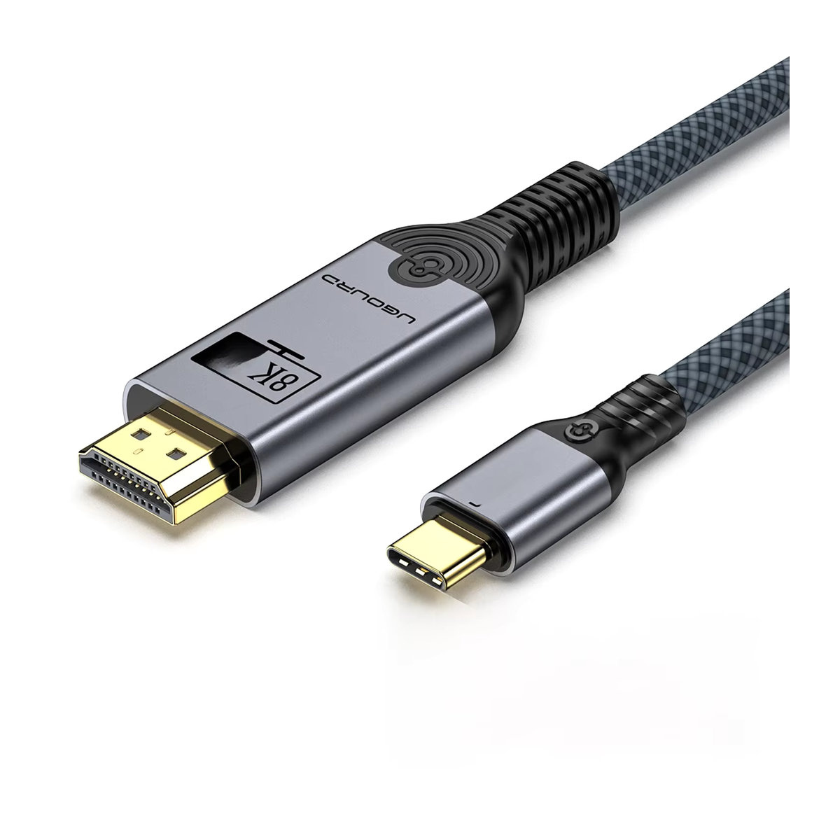 UGOURD USB C auf HDMI 2.0 Kabel Schwarz, 4K bei 60 Hz Adapter für Thunderbolt 3, 4, iPhone 15, 16 und MacBook - Bild 4