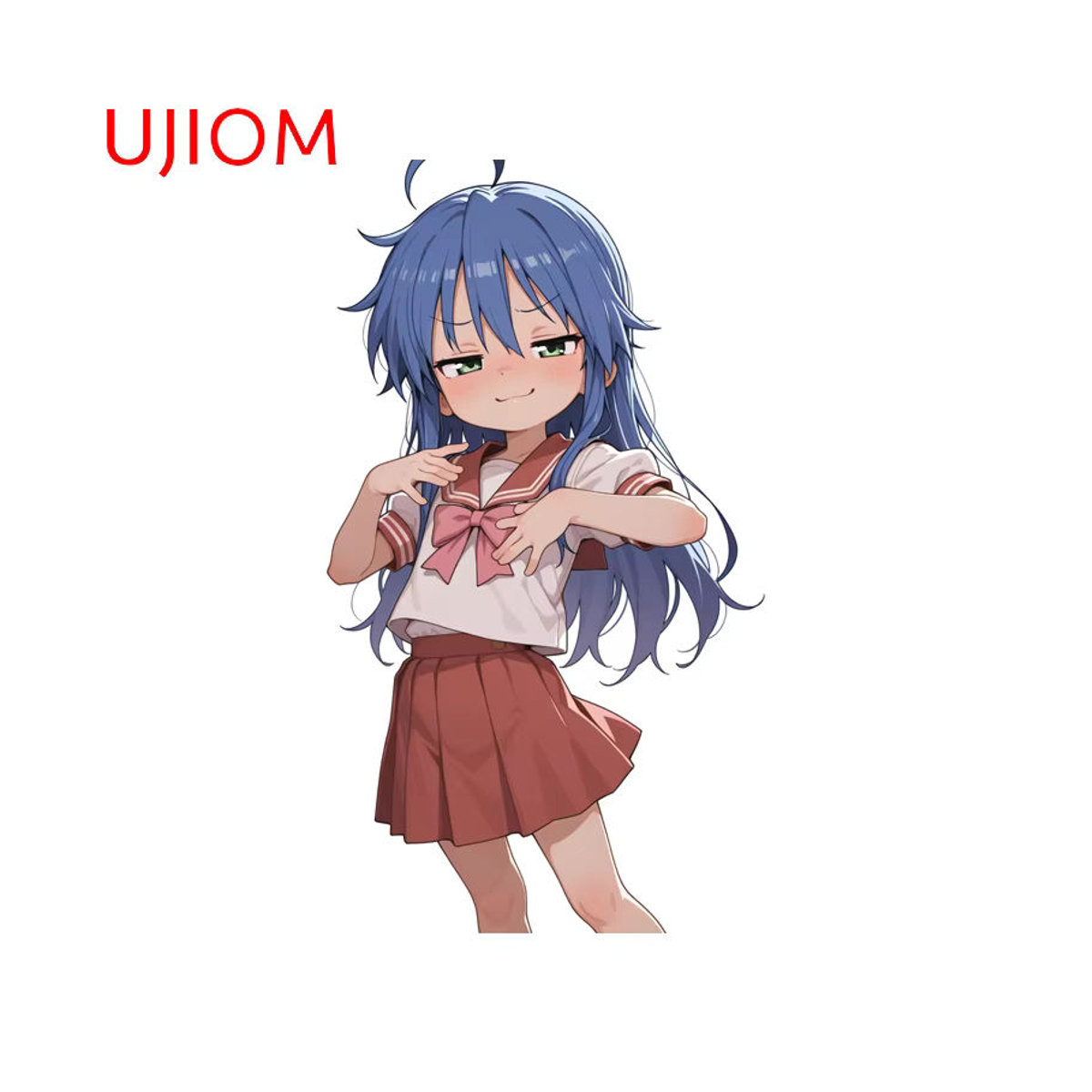 UJIOM Konata Izumi Wandaufkleber Mehrfarbig für Schreibtisch und Kleiderschrank - Bild 2
