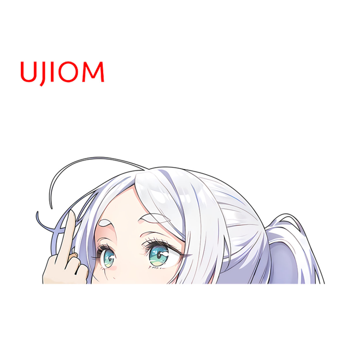 UJIOM Peeking Wandaufkleber mit HD-Muster in Mehrfarbig für Kühlschrank und Wanddekoration - Bild 1