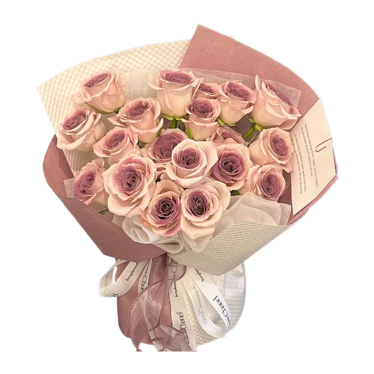 Umeko Sauce Blumenseife Rosenstrauß in Rosa als dekoratives Geschenk - Bild 2