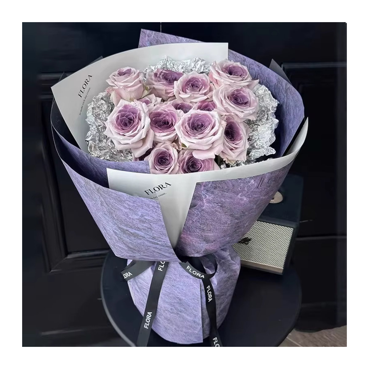 Umeko Sauce Blumenseife Rosenstrauß in Rosa als dekoratives Geschenk - Bild 3