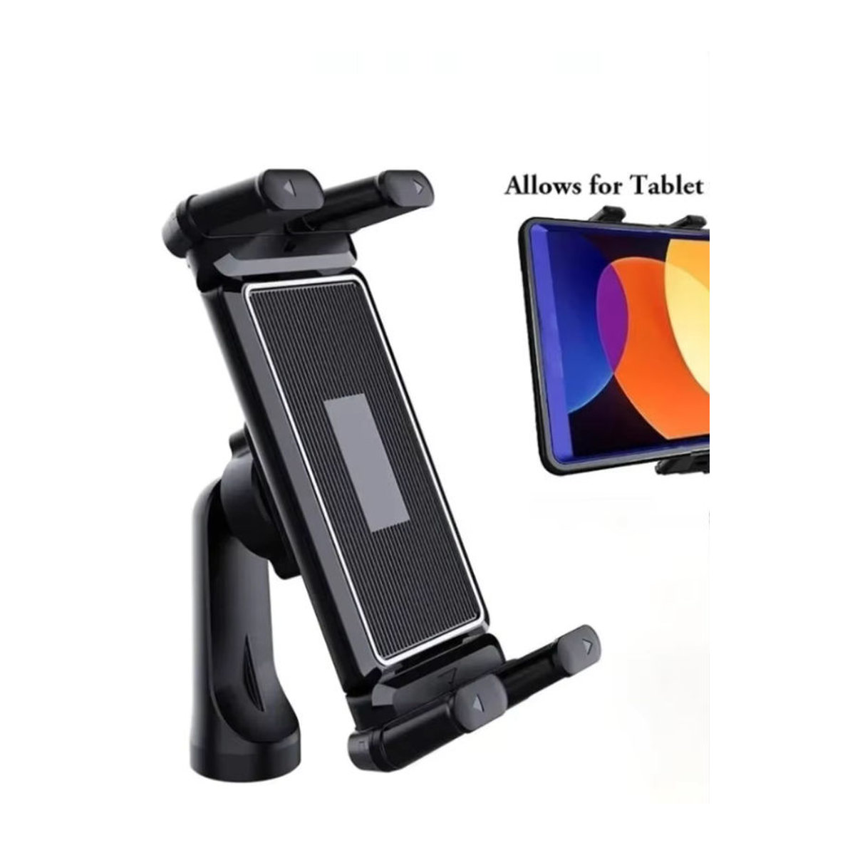 Universal Telefon und Tablet Halterung mit Stativ und Einbeinstativ, kompatibel mit 7 bis 15 Zoll Geräten, Schwarz - Bild 7