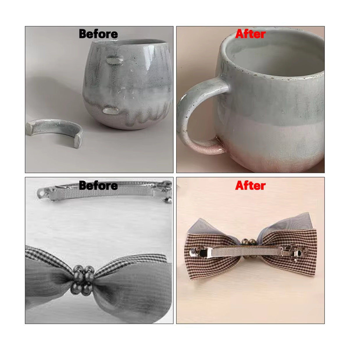Universeller Mehrzweck-Reparaturkleber 502 für Metall, Kunststoff, Glas und Leder, Weiß - Bild 6