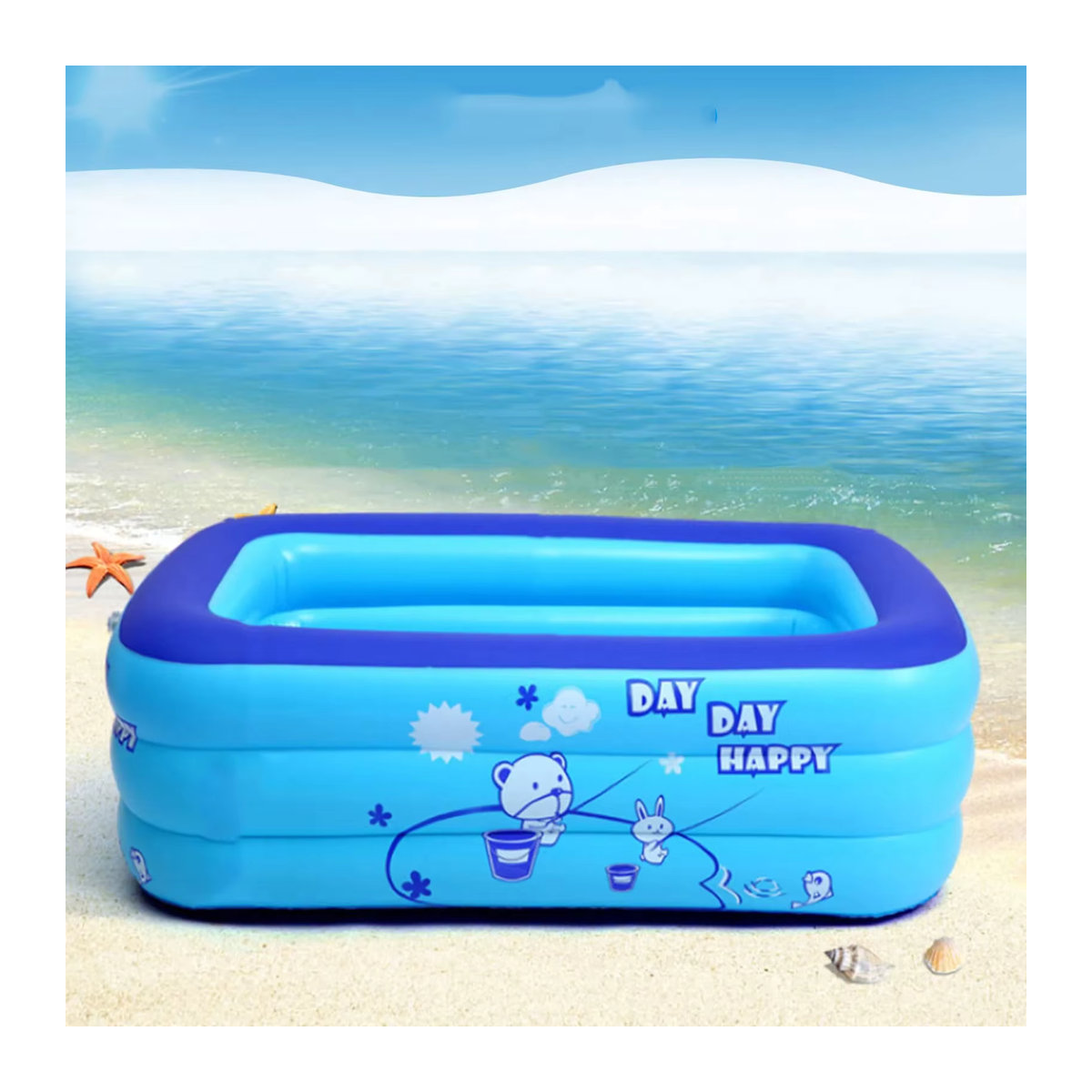 Untior Aufblasbarer Pool für Kinder und Babys für den Outdoor- und Heimgebrauch - Bild 2