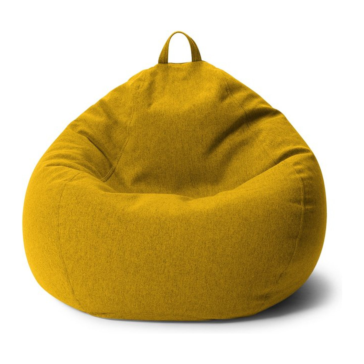 URBANARA Sitzsack Basic-Comfort in Senfgelb mit 185 l Volumen - Bild 1