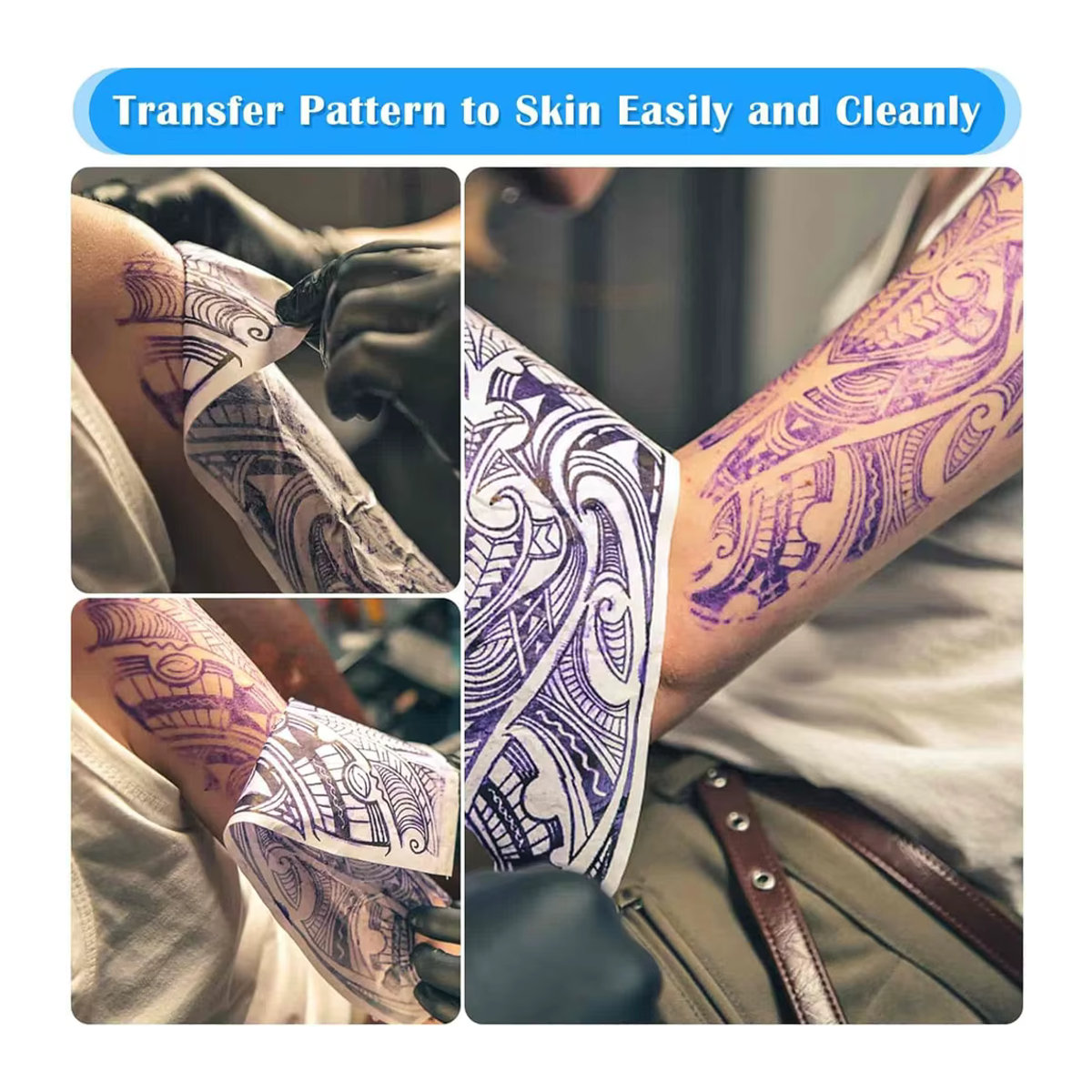 Usiriy Tattoo Transfer Papier A4 Bunt für Schablonen und Thermische Drucker - Bild 5