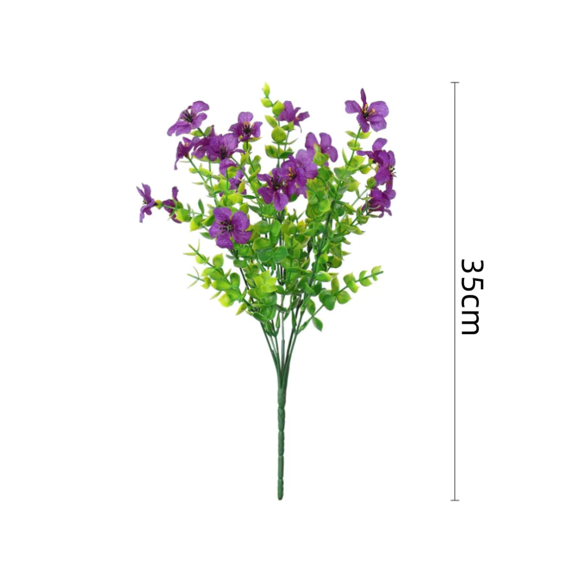 UV-beständige künstliche Blumen in Rot und Mehrfarbig als Topfpflanze für Außenbereich und Landhaus-Dekoration - Bild 3