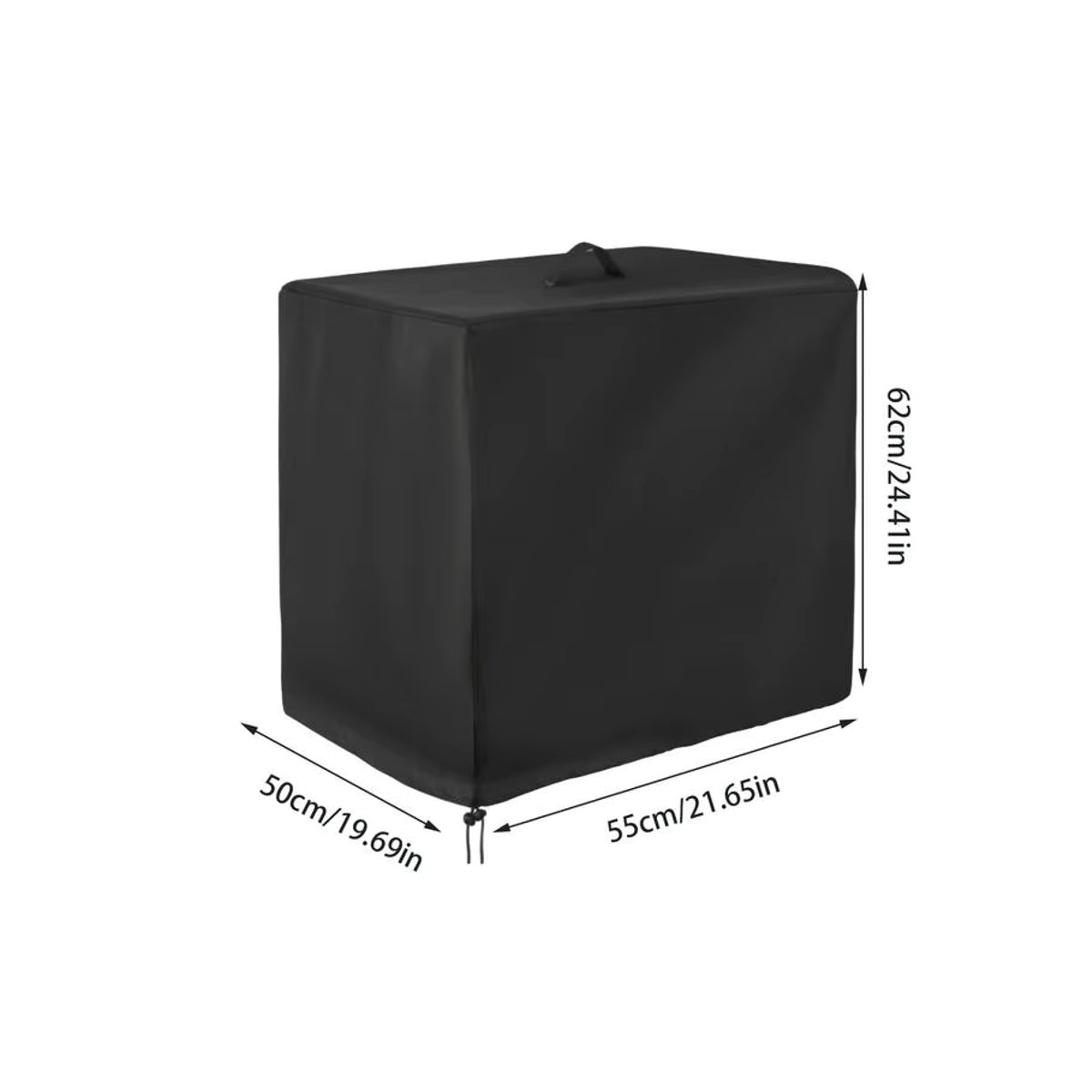 UV-beständige Pool-Sandfilter-Pumpenabdeckung aus Oxford-Polyester in Grau - Bild 4