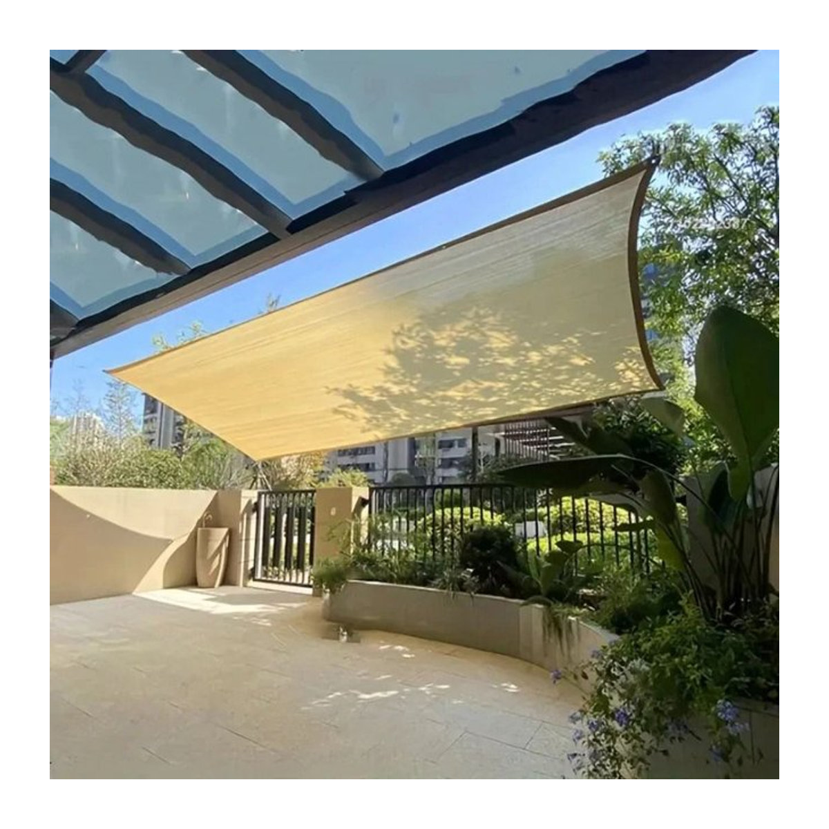 UV-Schutz Sonnenschutz Netz für Garten und Pergola als Pflanzenschutz Mesh Segel - Bild 1