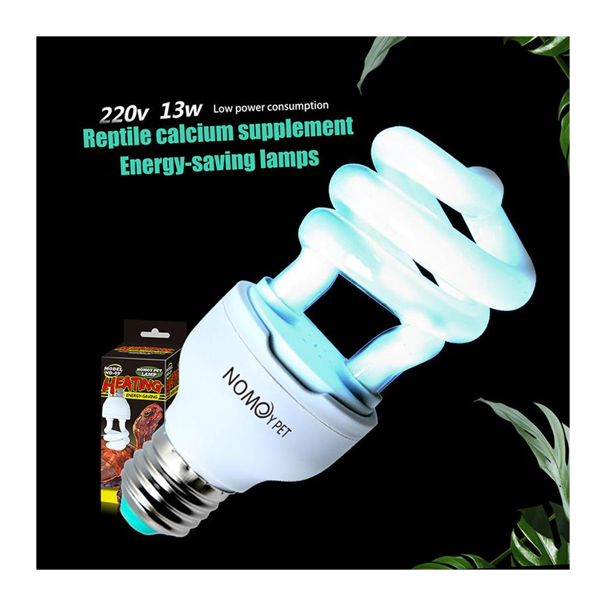UVB Reptilienlampe für Terrarium mit E27 Fassung zur UVB-Versorgung von Schildkröten, Eidechsen und Schlangen in 13W oder 26W Ausführung - Bild 9