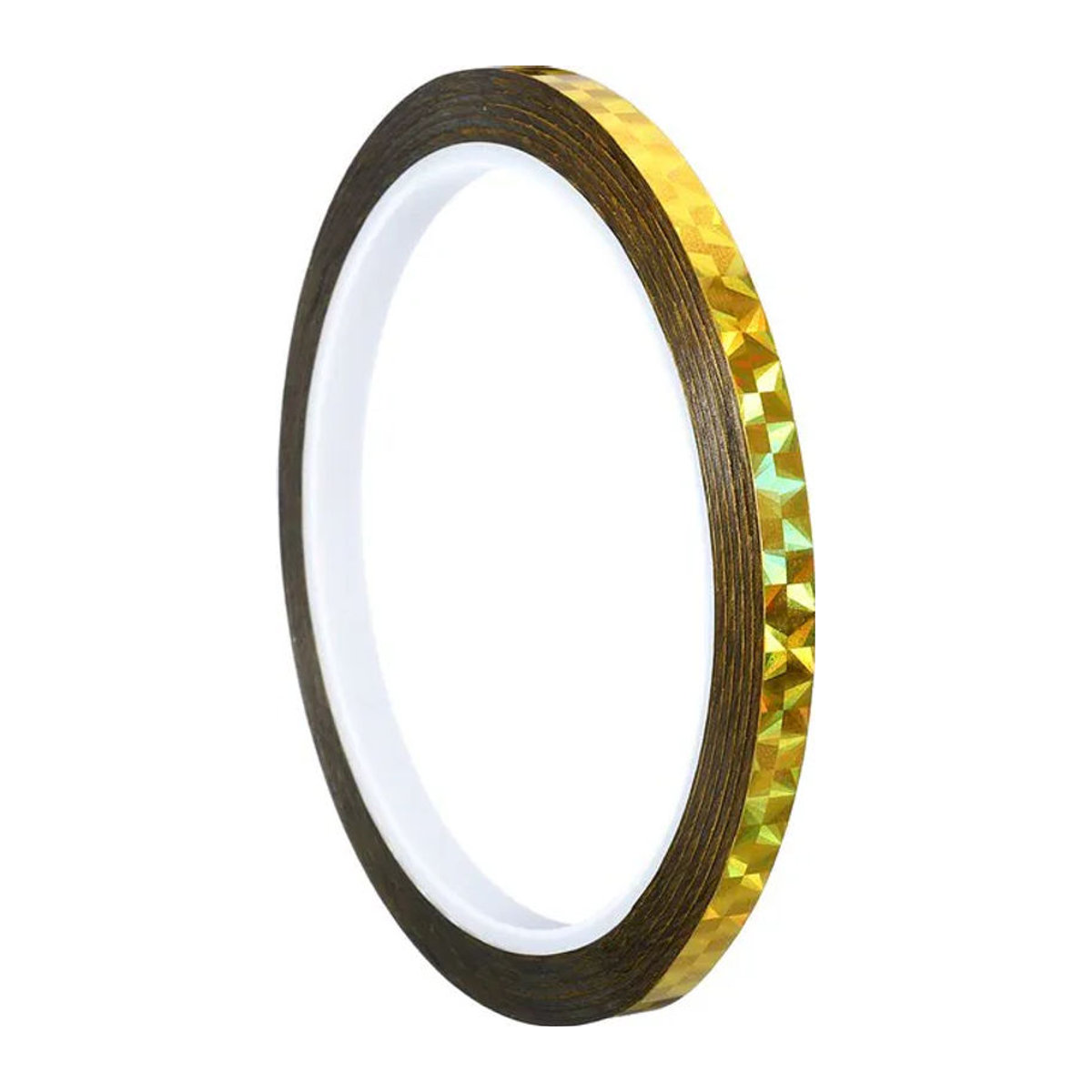 UXCELL Prismenband Holographisch Reflektierendes Klebeband in Mehrfarbig Blau und Gold, 50 Meter Länge, Breite: 5-35 mm - Bild 1