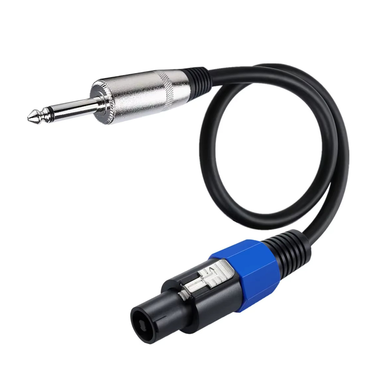 UXG Lautsprecherkabel Speakon-Buchse auf 1/4 Zoll TS-Stecker in Schwarz - Bild 5