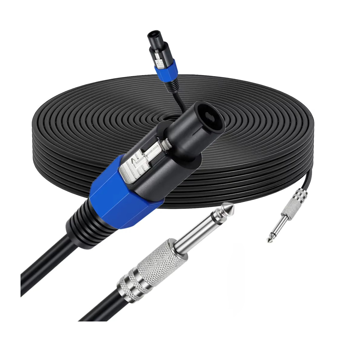 UXG Lautsprecherkabel Speakon-Buchse auf 1/4 Zoll TS-Stecker in Schwarz - Bild 6
