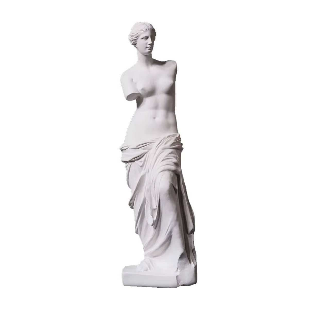 V soi Venus-Statue aus Gips in Weiß mit gebrochenem Arm im nordischen Stil zur Raumdekoration - Bild 3
