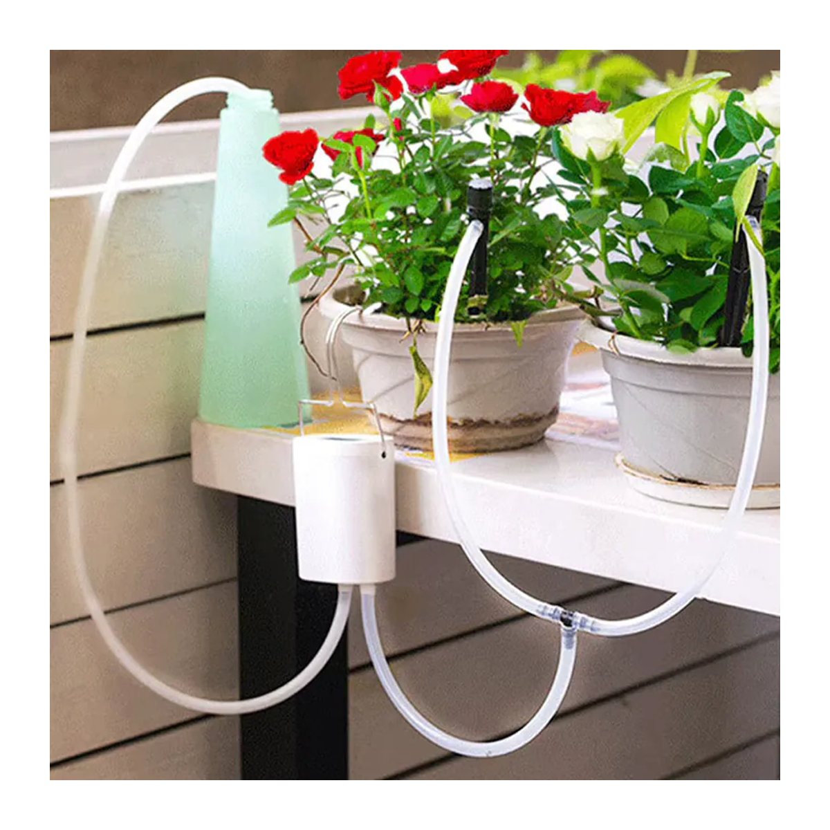 VAKIND Heim-Bewässerungsgerät mit 2/8/16 Köpfen und Pumpen-Timer-System für Indoor-Pflanzen und Garten - Bild 3