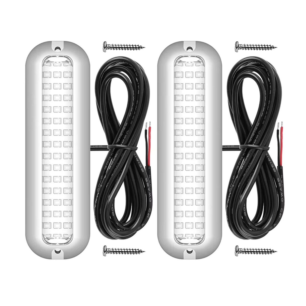 VAKIND Modernes Marine Navigationslicht aus Edelstahl mit 42 LEDs, IP68 wasserdicht, 80W, für Boot und Yacht, 10-30V - Bild 3