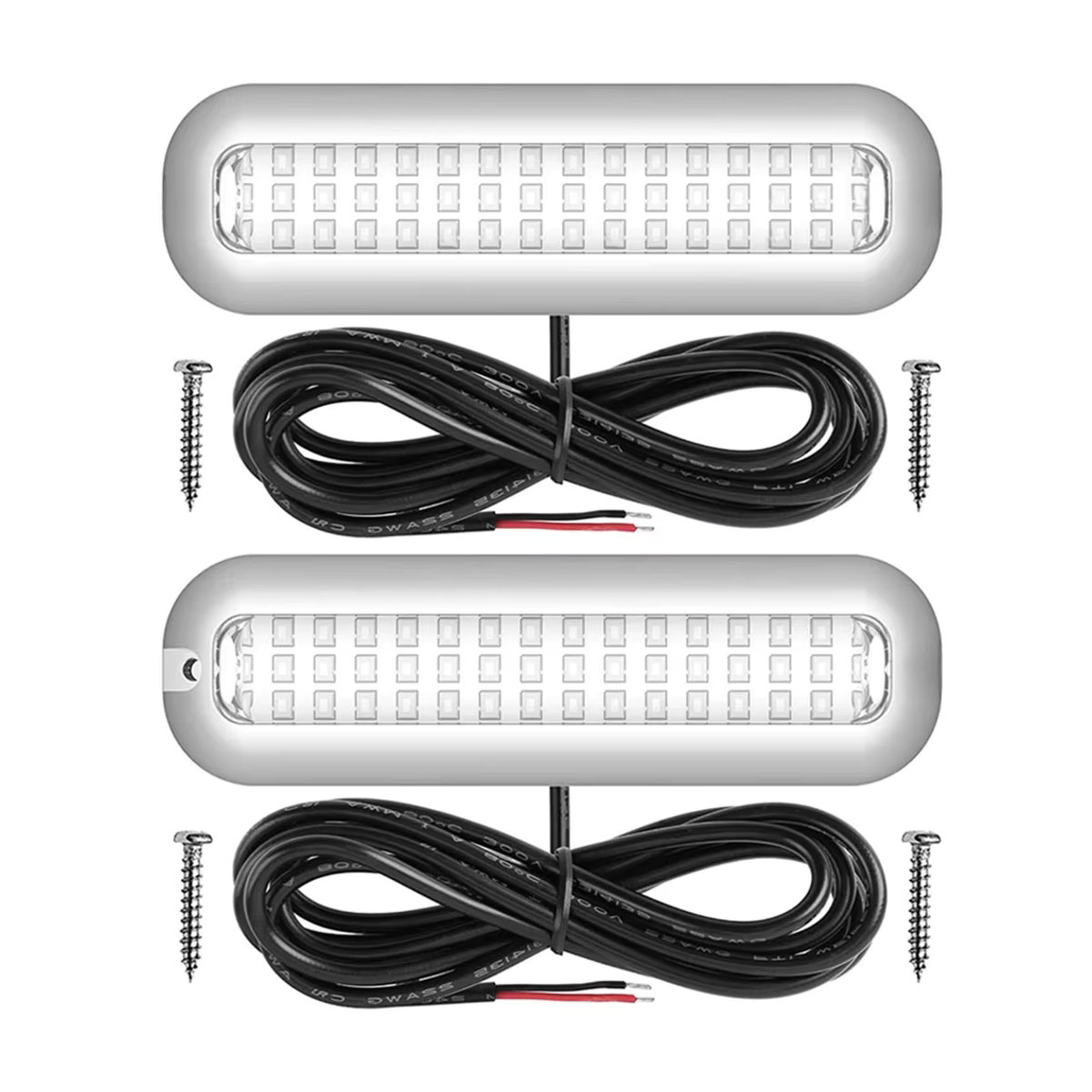 VAKIND Modernes Marine Navigationslicht aus Edelstahl mit 42 LEDs, IP68 wasserdicht, 80W, für Boot und Yacht, 10-30V - Bild 5