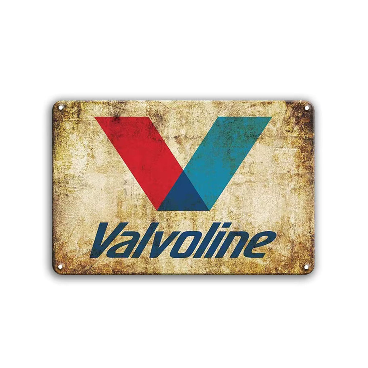 Valvoline Metall-Blechschild im Vintage-Design als Wanddekoration, mehrfarbig, B/H: 30 x 20 cm - Bild 2