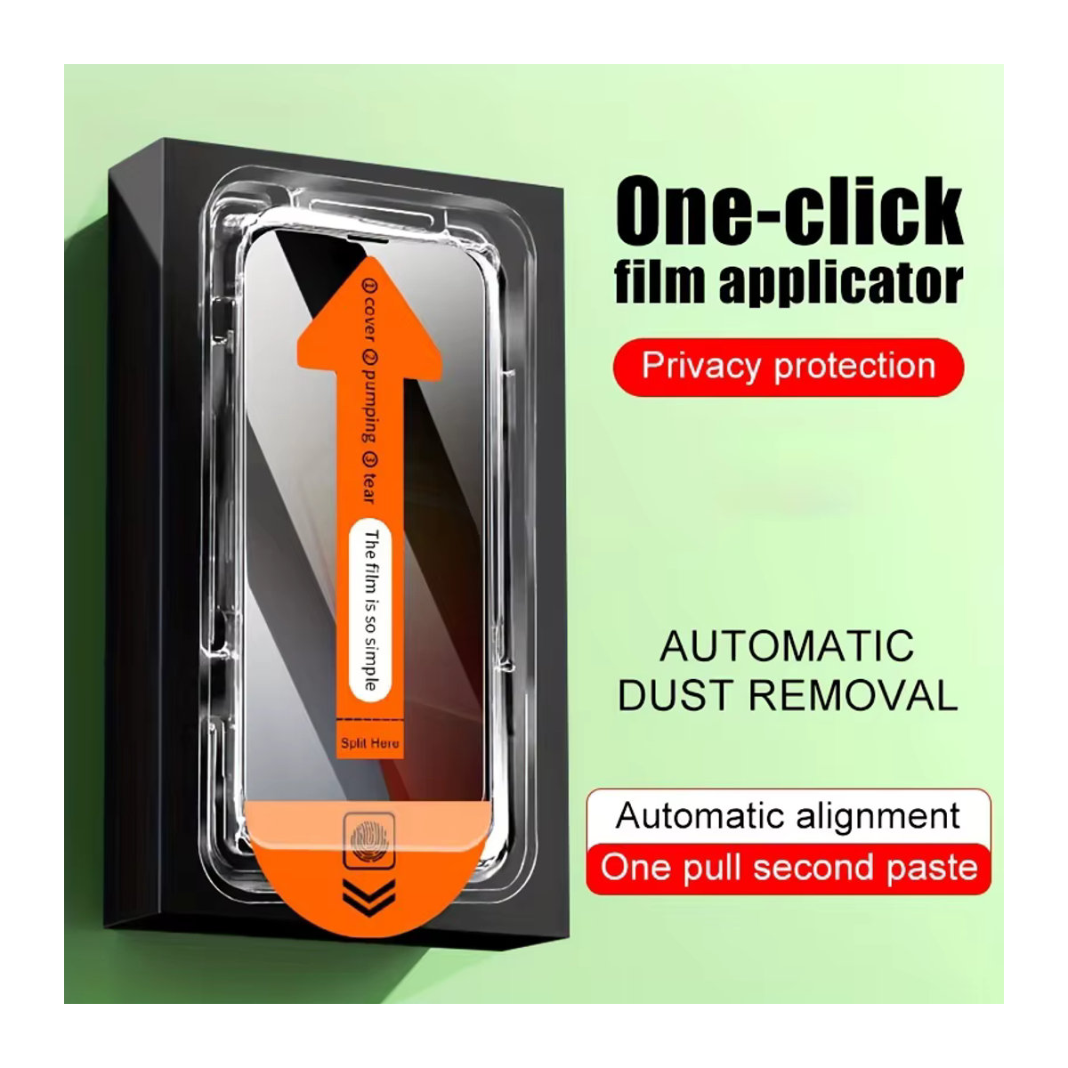 Vanveet Anti-Spy Privatsphäre Schutzfolie aus gehärtetem Glas für Xiaomi Mi 14 15 15T 14T 13T 12 11 Lite 13T Pro 12T 11T 11X 10T Lite, Schwarz - Bild 2
