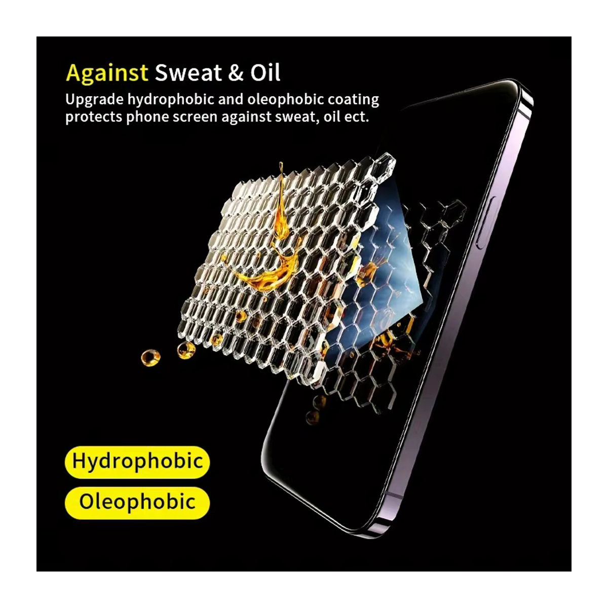 Vanveet Anti-Spy Privatsphäre Schutzfolie aus gehärtetem Glas für Xiaomi Mi 14 15 15T 14T 13T 12 11 Lite 13T Pro 12T 11T 11X 10T Lite, Schwarz - Bild 5