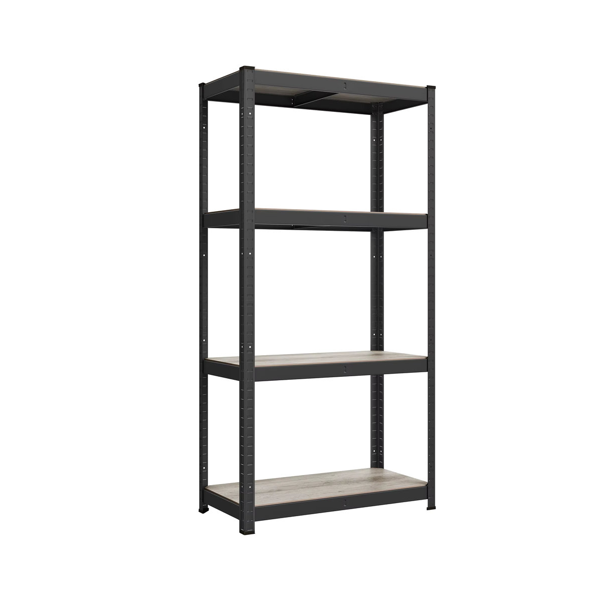 VASAGLE Bücherregal Industrial Design aus Metall in Schwarz/Weiß - Bild 2