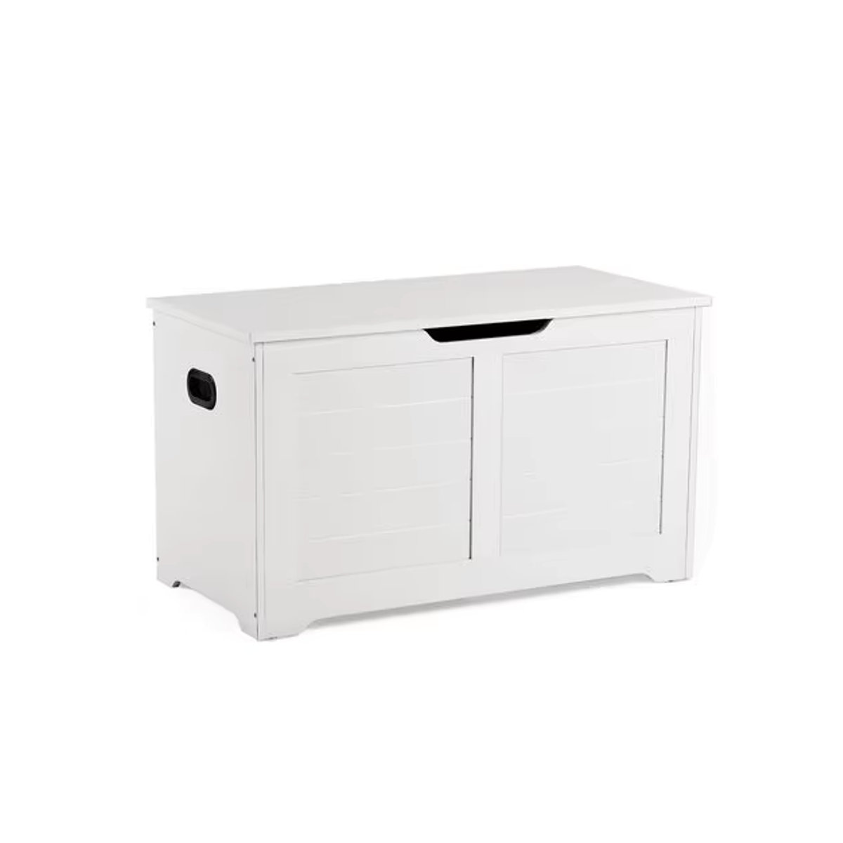 VASAGLE Sitzbank als Spielzeugtruhe im Landhausstil, Farbe: Weiß, B/T/H: 80 x 40 x 46 cm oder 100 x 40 x 46 cm - Bild 3