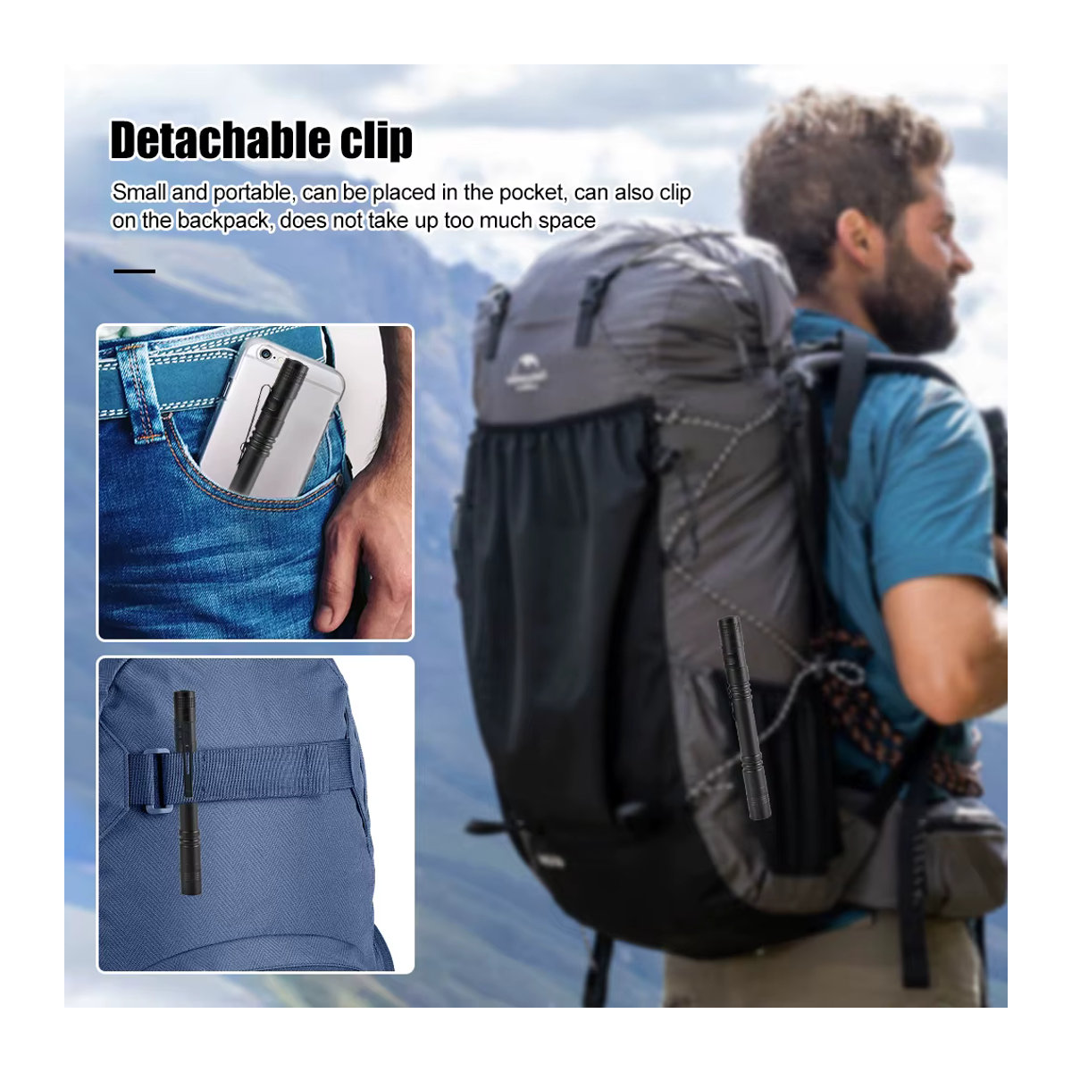 VASTFIRE Mini-LED-Stiftleuchte mit rotem Licht für Camping und Outdoor - Bild 5