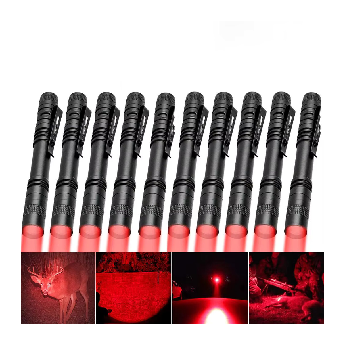 VASTFIRE Mini-LED-Stiftleuchte mit rotem Licht für Camping und Outdoor - Bild 7