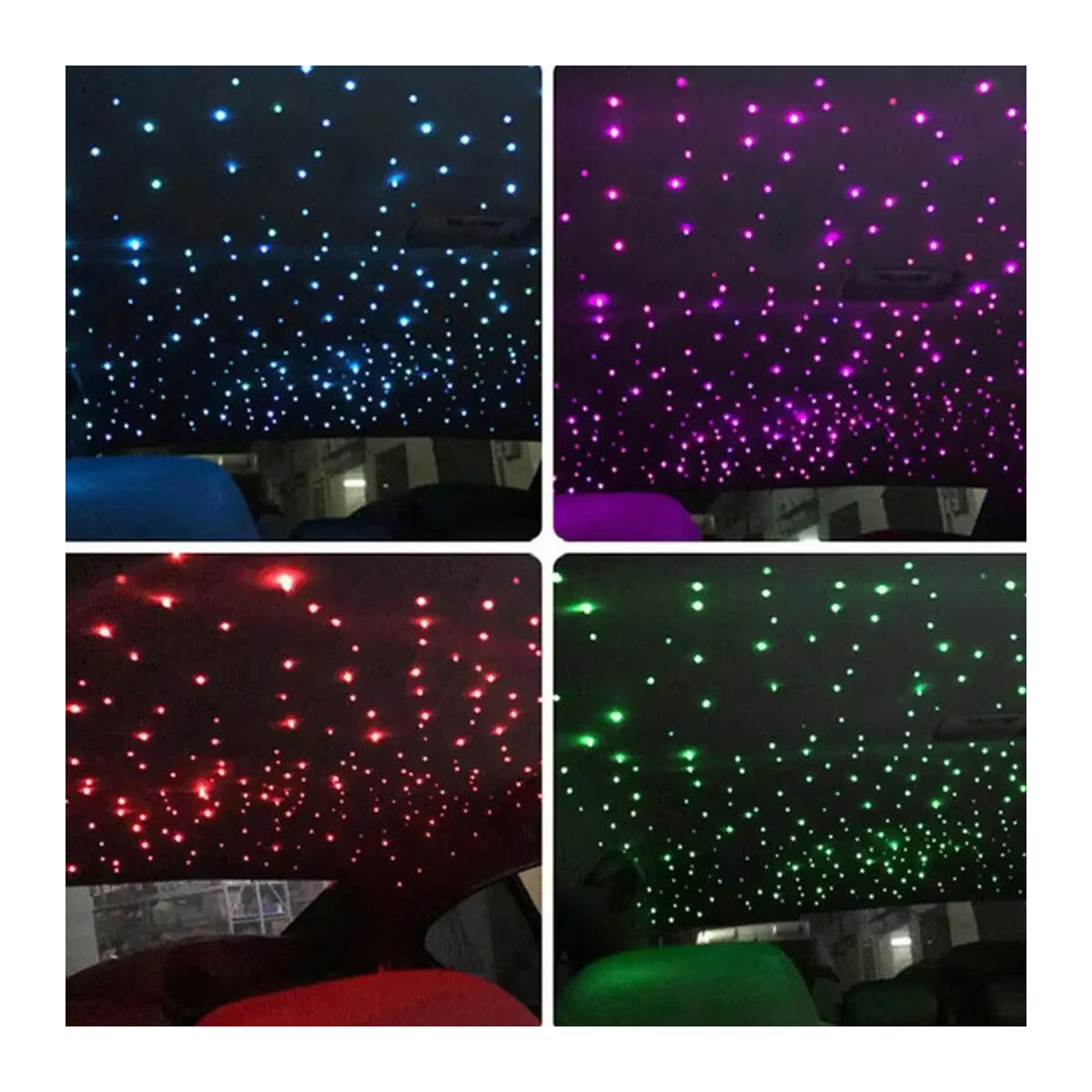 VASTFIRE Sternenhimmel Lichtset mit Glasfaser für Auto und Zuhause, Bunt, Steuerung per App und Fernbedienung mit Musikfunktion - Bild 4
