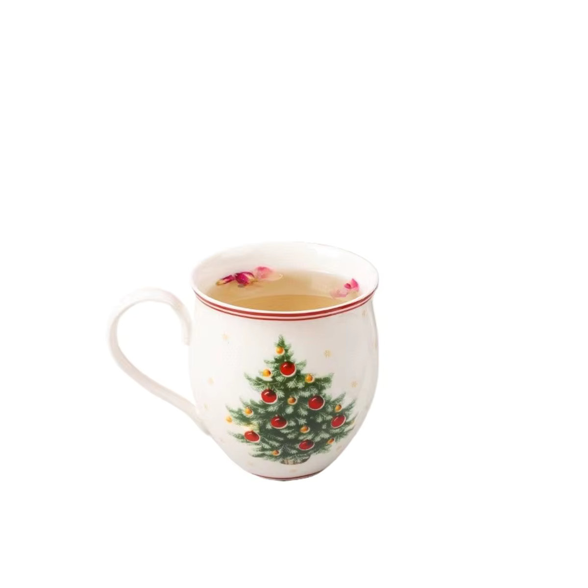 VB Keramik Weihnachtsserie Vintage mit floralem Design in Blau und Weiß - Bild 1