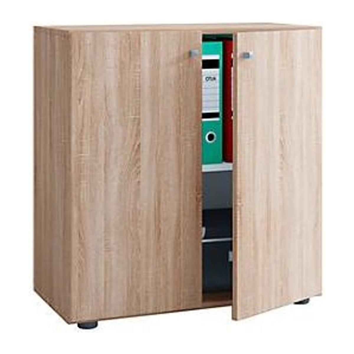 VCM Aktenschrank Vandol Mini in Eiche Natur Braun aus Holzwerkstoff B/T/H: 39 x 40 x 74 cm - Bild 3