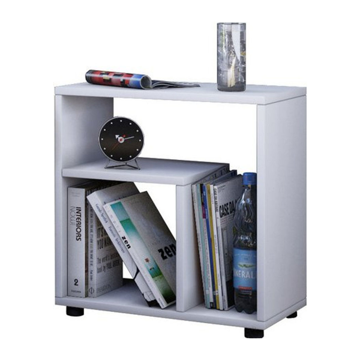 VCM Beistelltisch Zeito aus Holzwerkstoff in Weiß, H x B x T: 55 x 50 x 30 cm - Bild 2