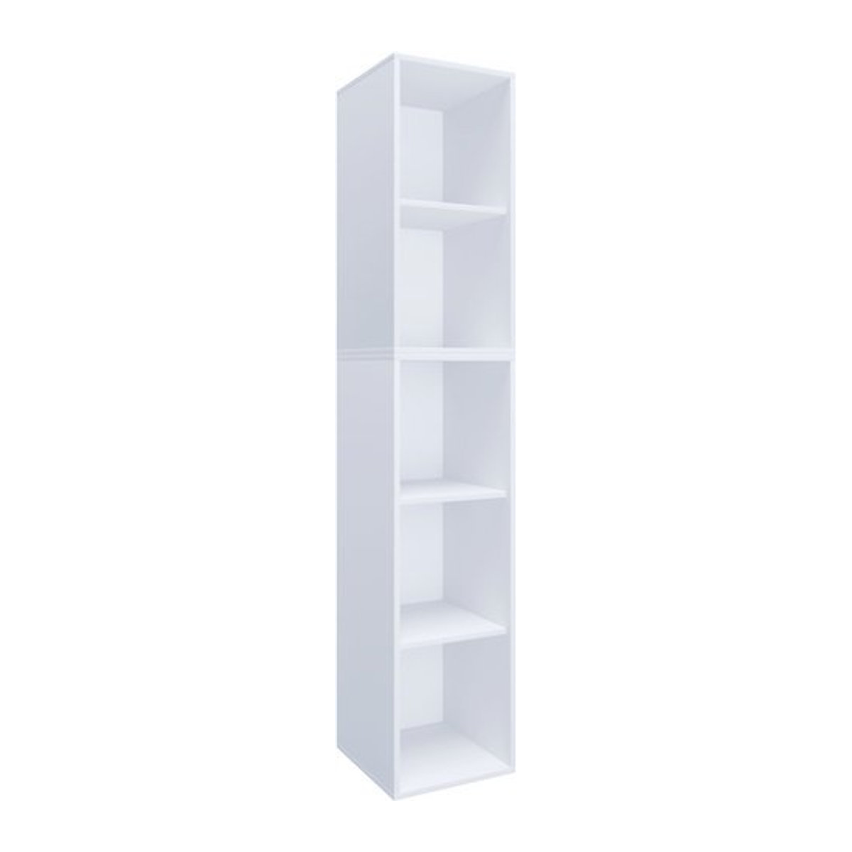 VCM Bücherregal Lona I in Weiß aus Holzwerkstoff, B/T/H: 37 x 35 x 183 cm - Bild 1