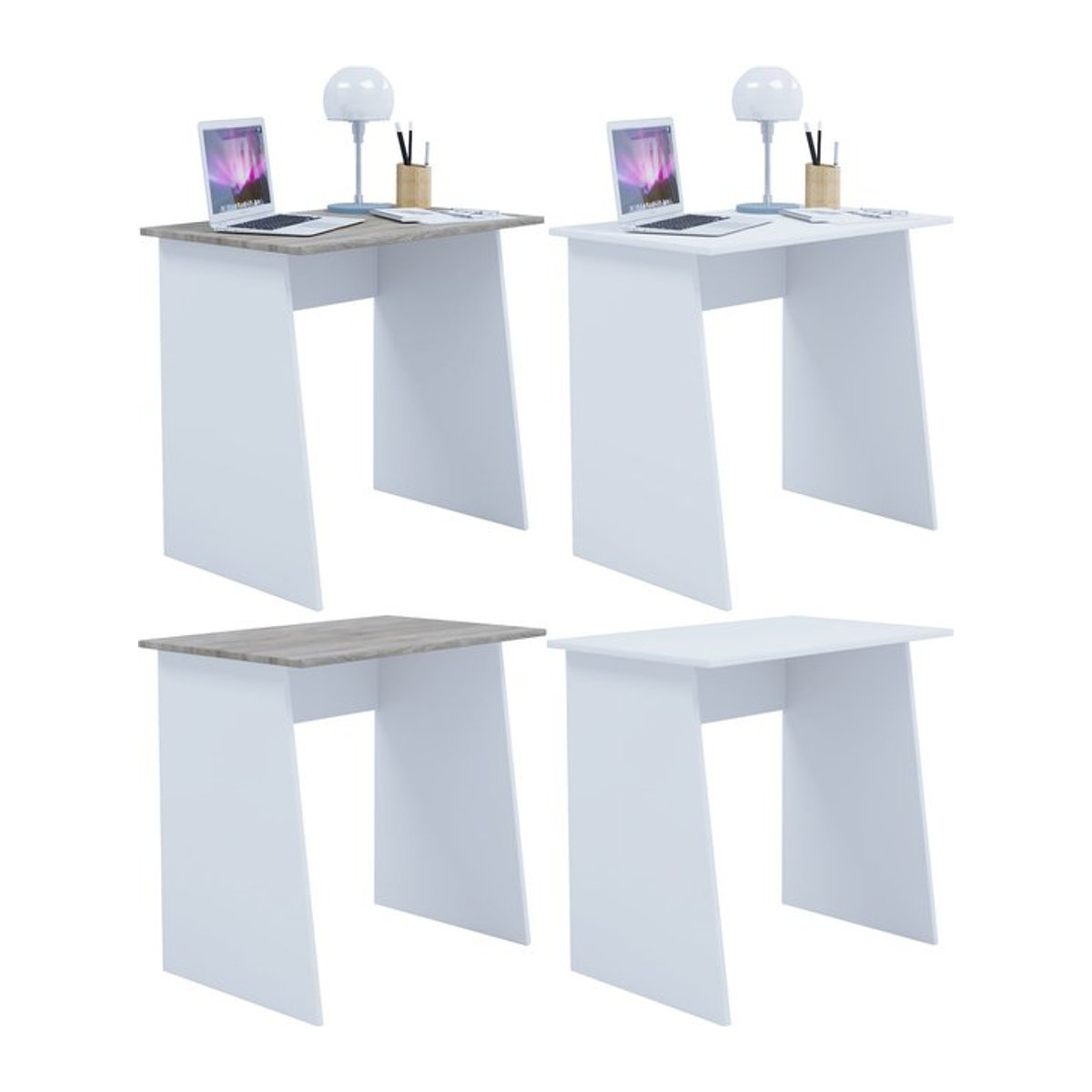 VCM Computertisch Masola Mini Schreibtisch Modern H x B x T: 74 x 80 x 50 cm - Bild 1