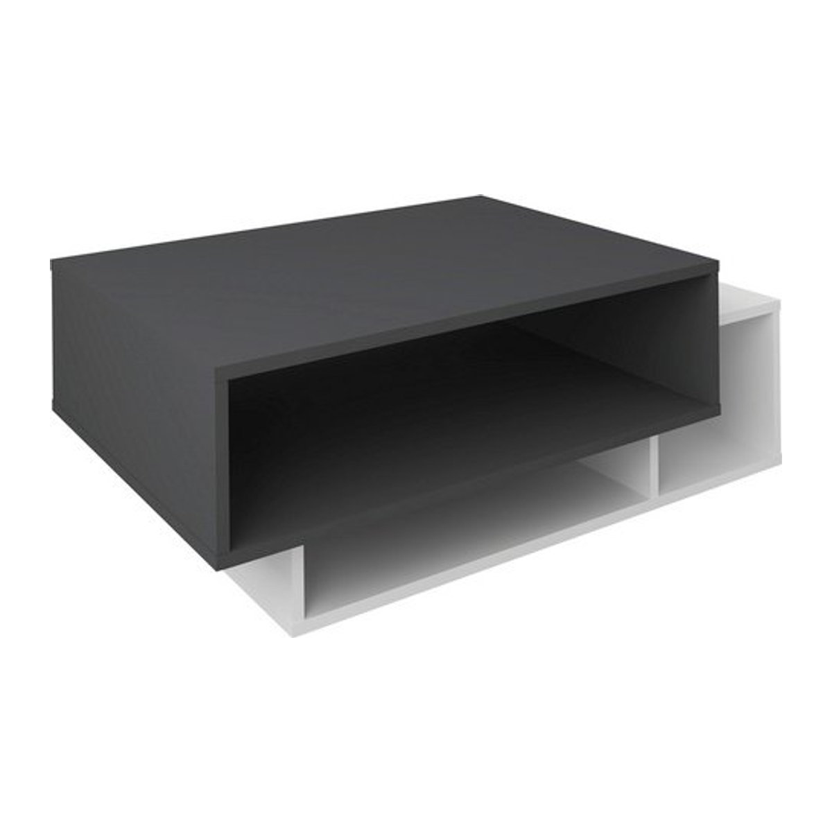 VCM Couchtisch Runila Modern Grau B/H/T: 88 x 35 x 50 cm - Bild 1