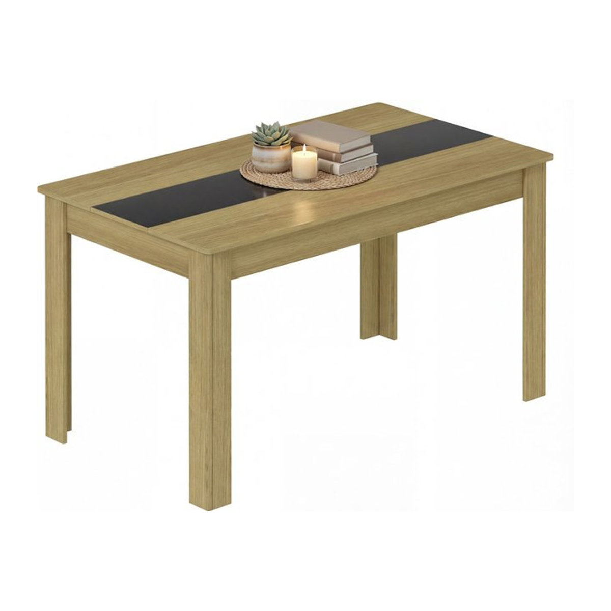 VCM Esstisch Disalo aus Holzwerkstoff, rechteckiger Küchentisch in Modern und Klassisch, H: 75 cm, B: 115 cm, T: 80 cm - Bild 1