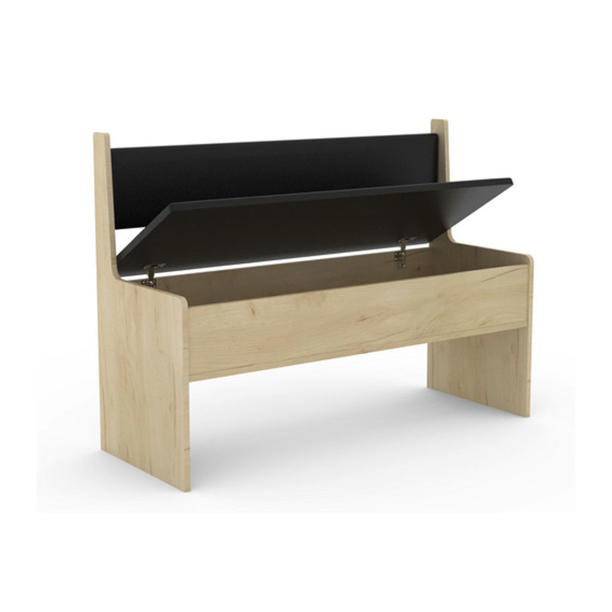 VCM Holz Eckbank Esal mit Truhe für Esszimmer und Küche, Beige, B/T/H: 110 x 42 x 80 cm - Bild 2