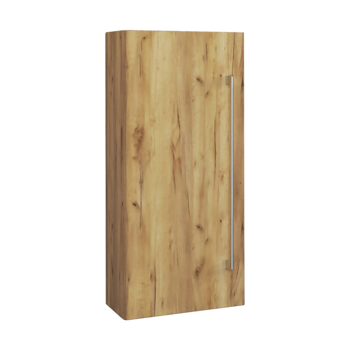 VCM Midischrank Badinos Badezimmerschrank Eiche Honig mit Alu Optik B/H/T: 33 x 75 x 22 cm - Bild 3