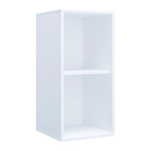 VCM Regal Lona I in Weiß aus Holzwerkstoff, B/H/T: 37 x 74 x 35,3 cm