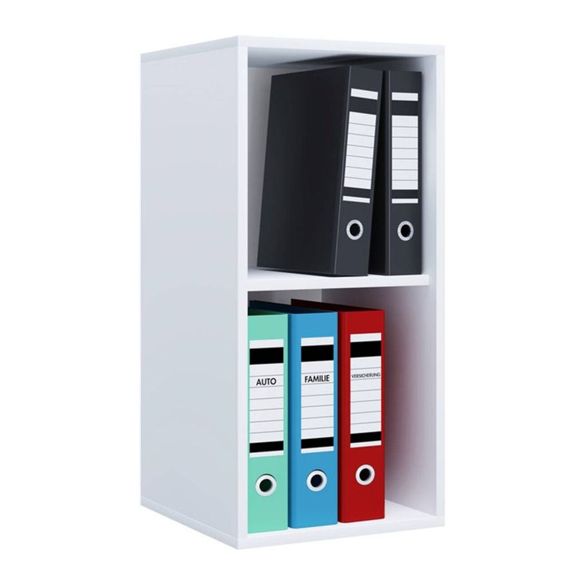 VCM Regal Lona I in Weiß aus Holzwerkstoff, B/H/T: 37 x 74 x 35,3 cm - Bild 3