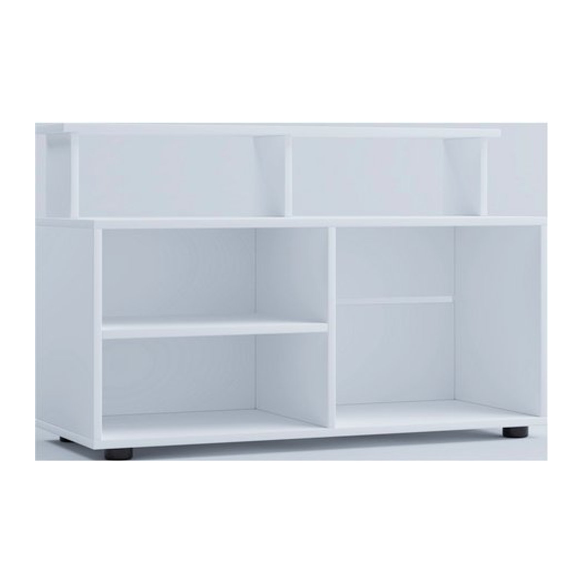 VCM TV-Möbel Balanisa TV-Schrank in Weiß, B/H/T: 90 x 59 x 36 cm - Bild 1