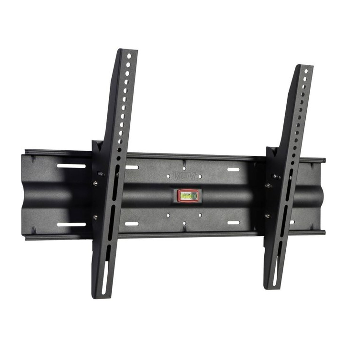 VCM Universal TV Wandhalterung WN120 für 32-70 Zoll bis 45 kg, neigbar und kippbar mit Wasserwaage, VESA bis 600x400 mm, aus Stahl - Bild 1