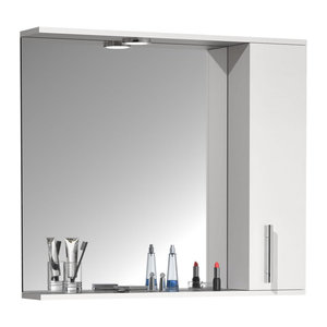VCM Wandspiegel Lisalo XL mit Beleuchtung H x B x T: 71 x 75 x 14 cm
