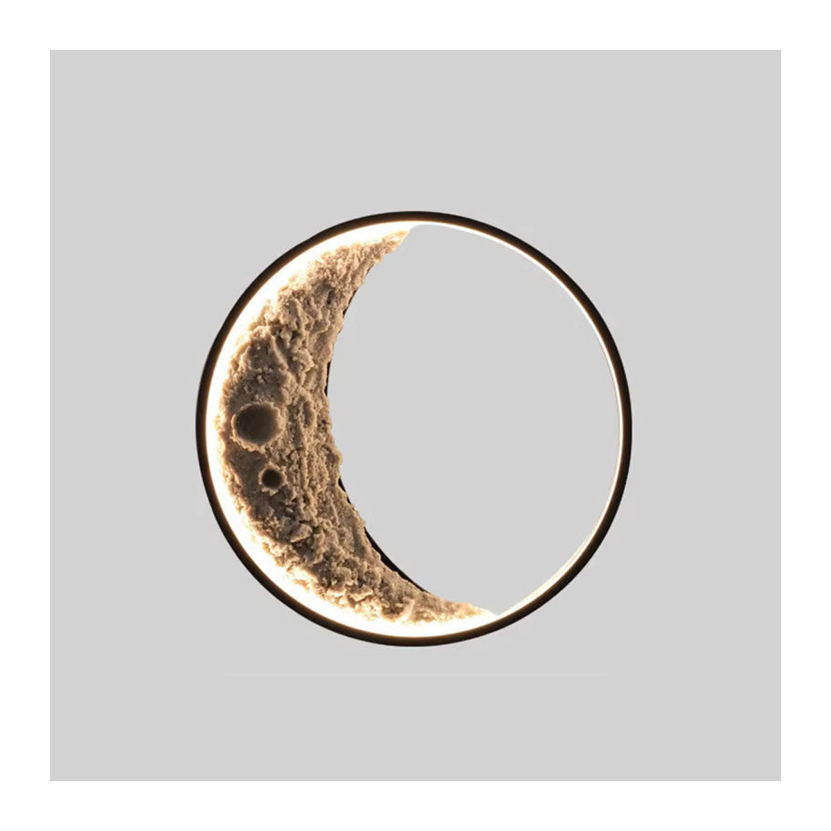 Vecli LED Außenwandleuchte Crescent in Schwarz, minimalistische Wandlampe für Garten, Terrasse und Villa, wasserdicht - Bild 6