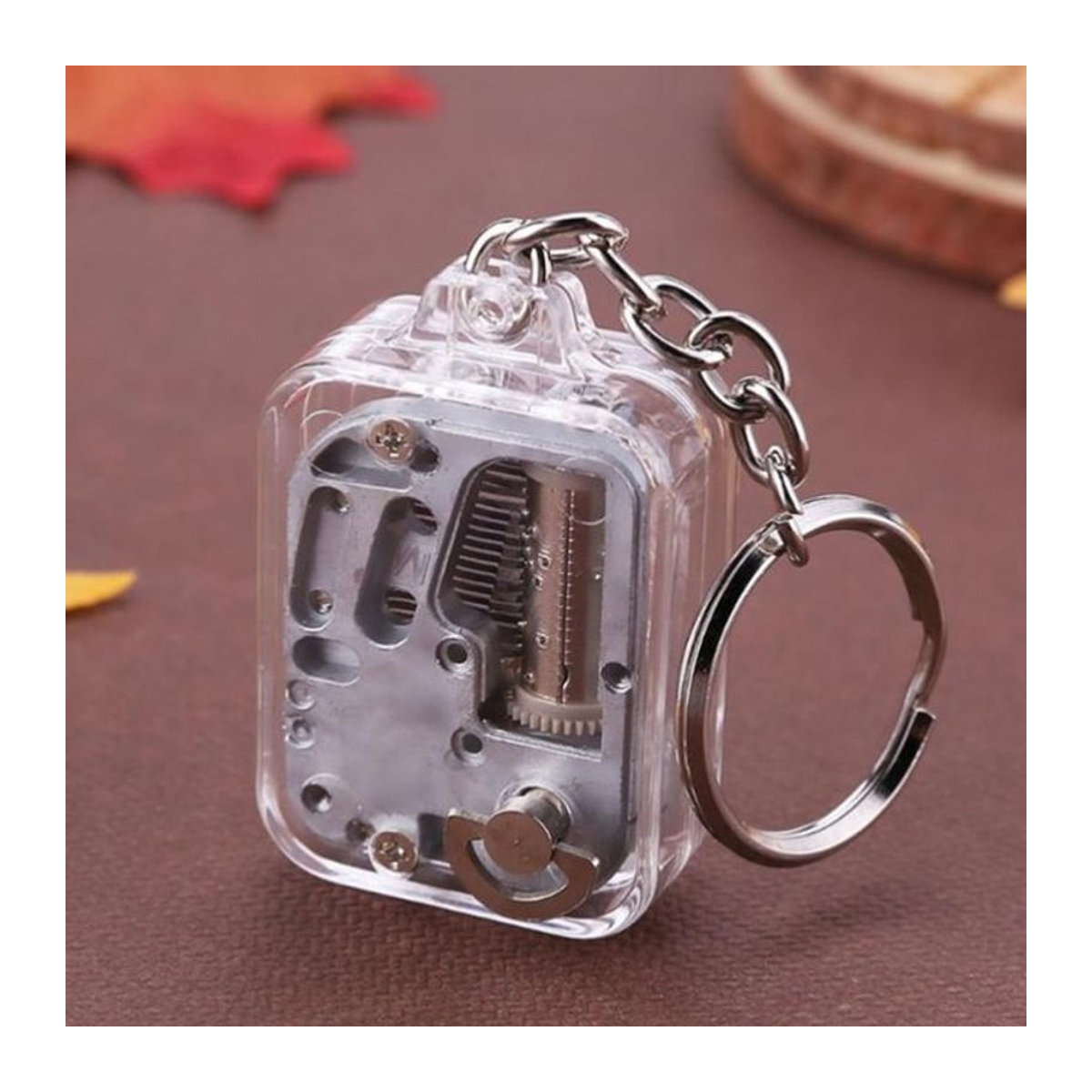 Velishy DIY Musikbox aus Metall und Kunststoff mit Uhrwerk und transparentem Design als dekoratives Geschenk - Bild 1