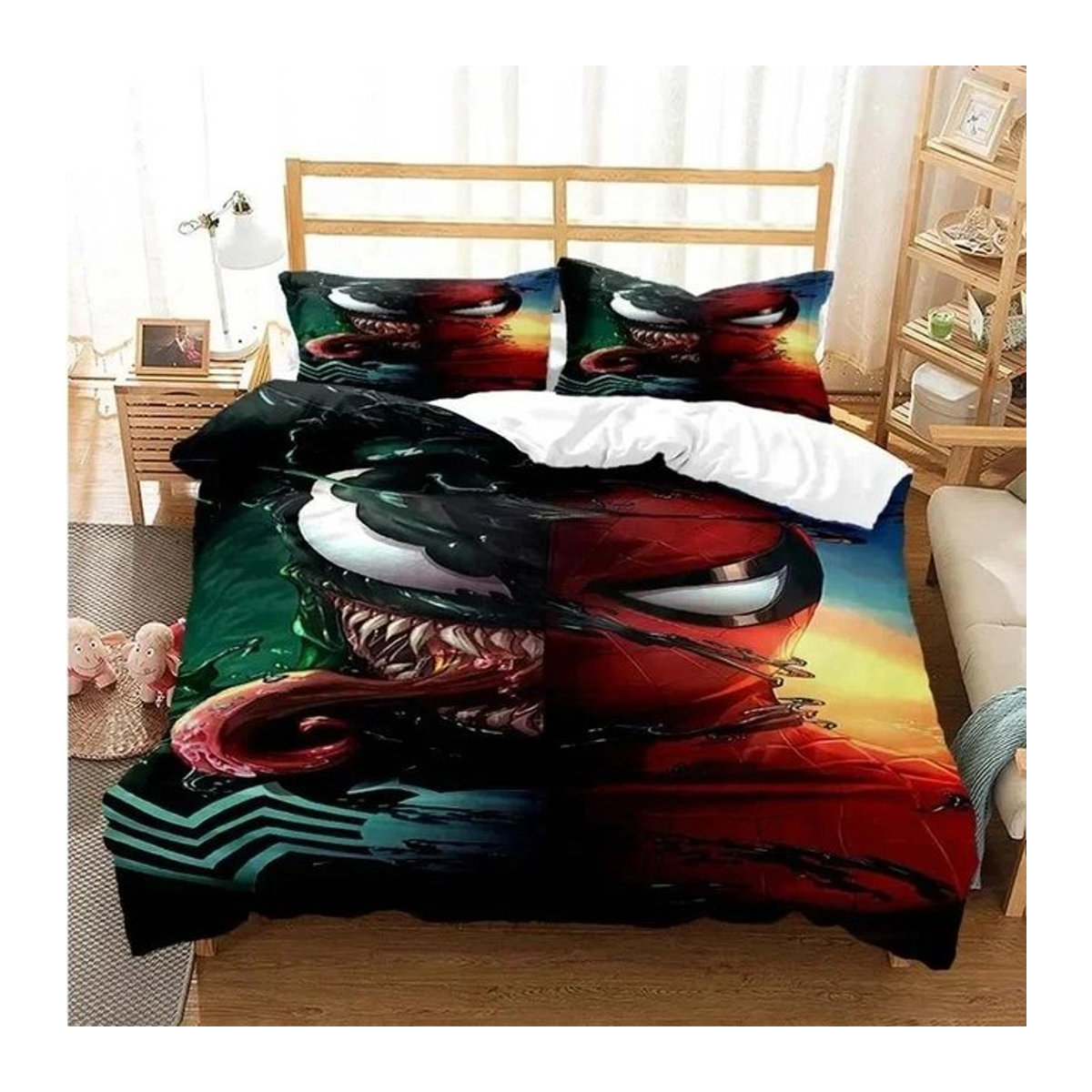 Venoms Bettwäsche-Set mehrfarbig mit Reißverschluss B/H: 200 x 230 cm - Bild 1