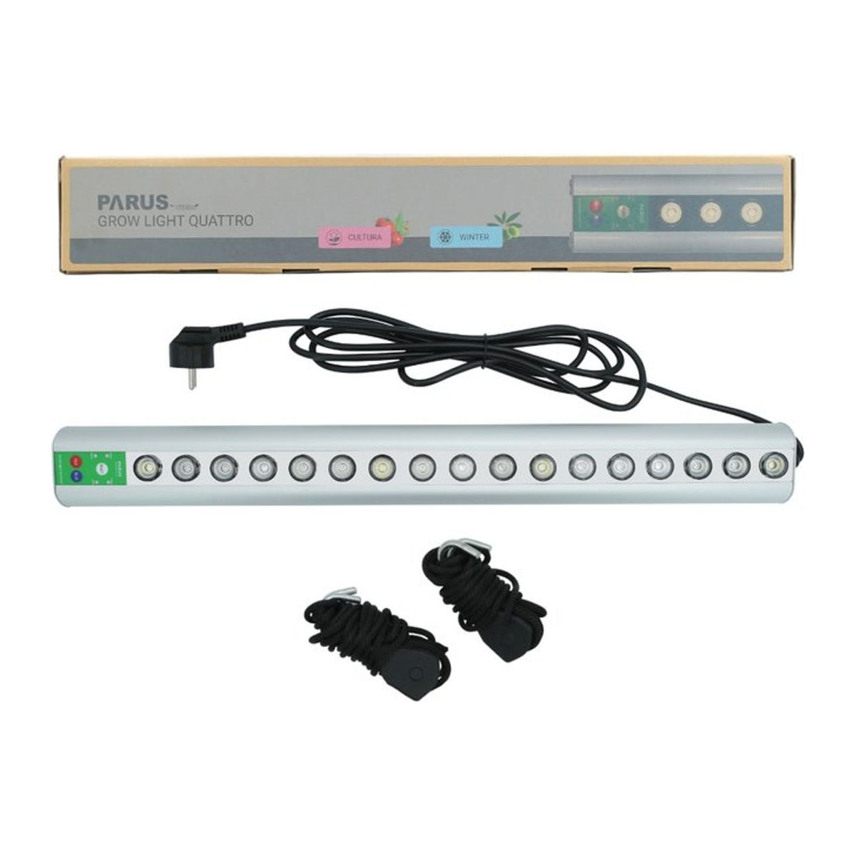 Venso GrowLight Quattro Parus LED Pflanzenlampe 35W Vollspektrum RGBW 65cm - Bild 1